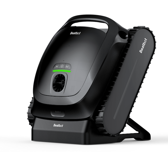 Beatbot A100 Cordless Robotic Pool Vacuum Cleaner - Intelligent Path Optimization, Cleans Floor, Walls, And Waterline - Suitable For Above & In-Ground Pools, Blue